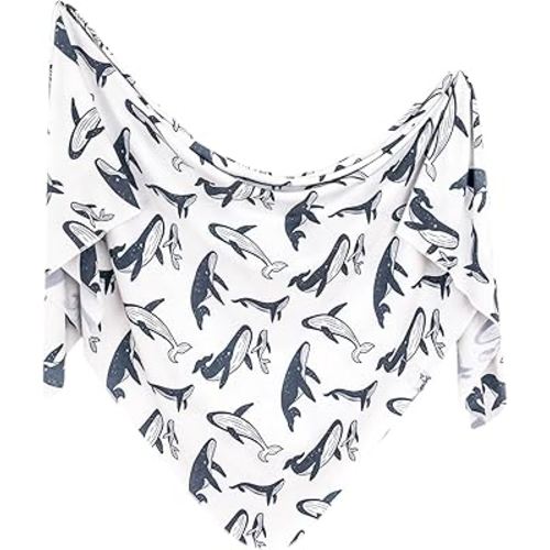 Copper Pearl Baby Swaddle Blanket - Premium Knit Baby Blanket, Large Soft Stretchy Receiving Blankets for Baby Boy and Girl, Swaddles for Newborn, Infant, and Toddler (Cove)