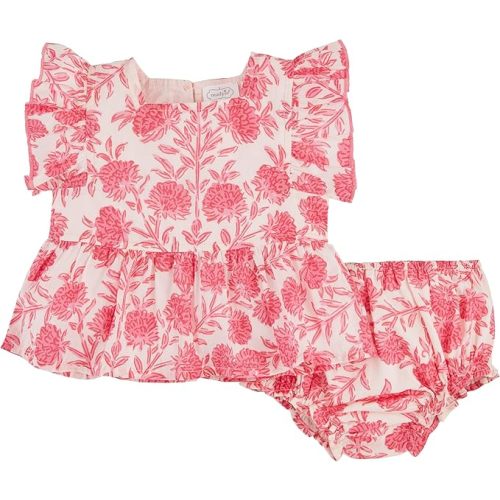 Mud Pie Baby Girls' Mud Pie Children's Square Neck Pinafore