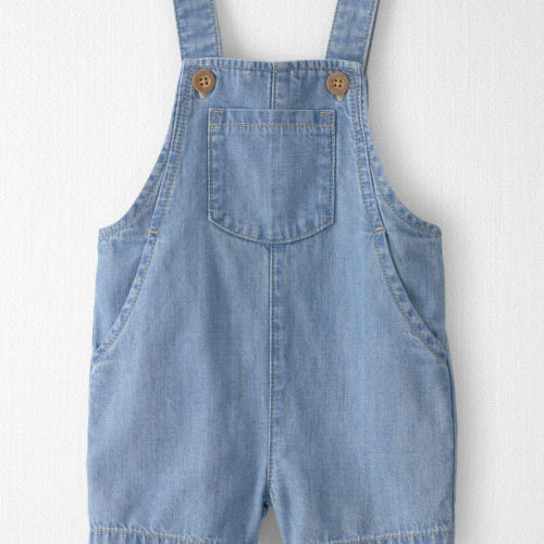 Baby Organic Cotton Chambray Shortall | Carter’s Oshkosh Canada