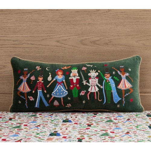 Rifle Paper Co. Nutcracker Lumbar Pillow