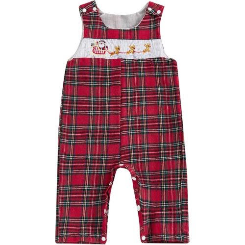 My First Halloween Baby Boy Girl Outfit Newborn Plaid Ghost Pumpkin Overalls Jumpsuit Smocked Romper Fall Clothes