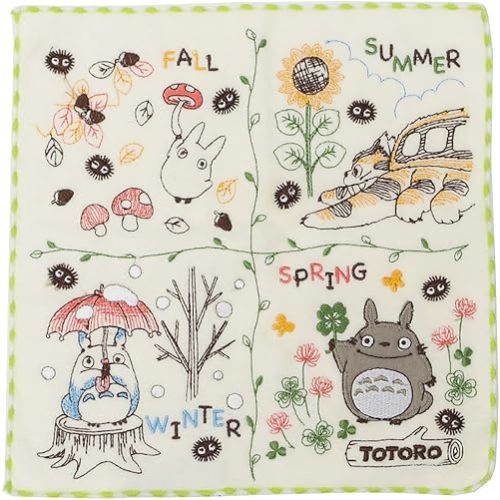 Marushin Studio Ghibli - My Neighbor Totoro - Four Season of Nature, Mini Towel