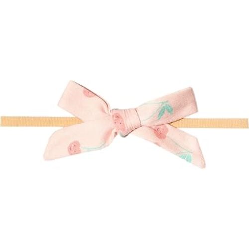 Copper Pearl Ribbon Baby Bow Cheery