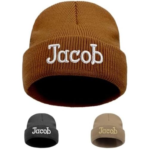 lanleay Custom Beanie Hats for Baby Girls Boys Personalized Name Beanies