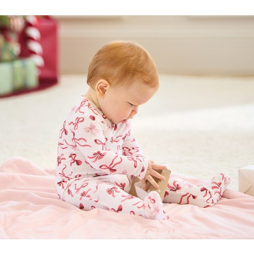 Holiday Bows Baby Pajama