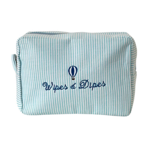 Blue Wipes And Dipes Baby Pouch | Lilly Loves | Wolf & Badger