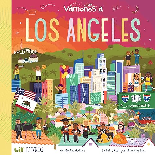 VÁMONOS: Los Angeles (Bilingual: English/Spanish) (Vámonos Series) (English and Spanish Edition) Board book – June 27, 2023