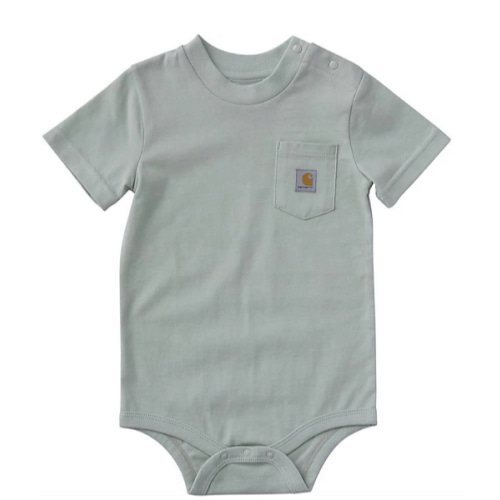 Short Sleeve Pocket Bodysuit (6M)