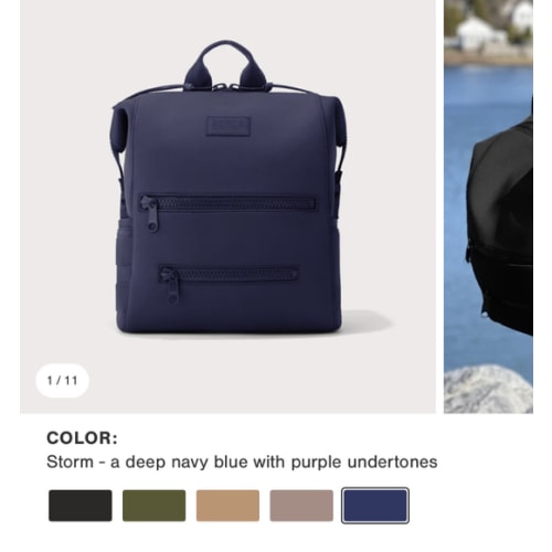 Indi Diaper Backpack | Water-Resistant Diaper Bag | Gender-Neutral