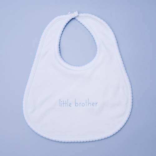 Little Brother Embroidered Bib