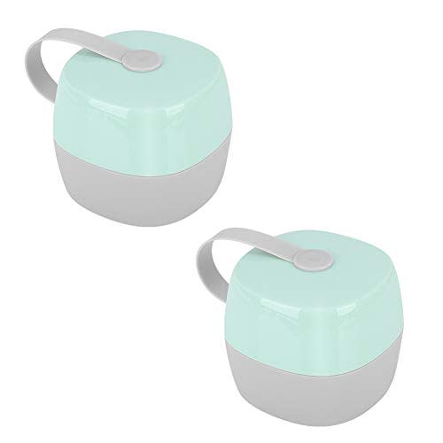 Accmor Pacifier Case, Pacifier Holder, Baby Pacifier Box for Travel, BPA Free, 2 Pack