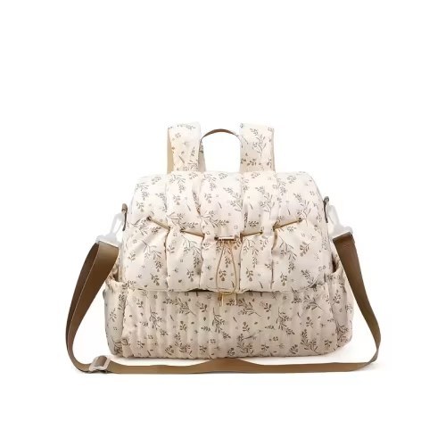 woven mommy backpack large capacity diaper bag hung a - Temu