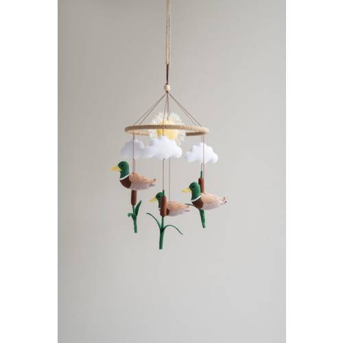 Baby Mobile Mallard Duck Bird Nursery Decor Unique Baby Gift - Etsy