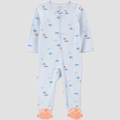 Carter's Just One You® Baby Boys' Goldfish Graphic Sleep N' Play - Blue/Orange Newborn