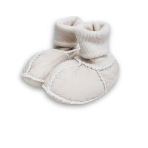 Cozy Booties, Cream White - Finn + Emma | Maisonette