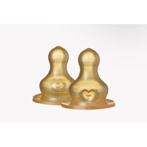 BIBS Bottle Latex Nipple 2 Pack | Natural & Anti-Colic – Bibsworld store US