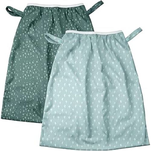 Mama Koala Pail Liner for Cloth Diapers, Reusable and Washable Waterproof Pail Liner with Strap for Diaper Pails, 2 Pack(P002)