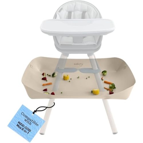 CATCHY - Food Catcher - Compatible with Maxi-COSI Moa 8-in-1 High Chair + 12 Other High Chairs - Highchair Sold Separately - Baby & Toddler Food & Mess Catcher - Under High Chair Accessory