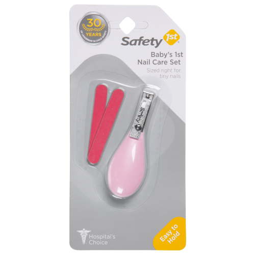 Safety 1st Baby's 1st Nail Care Set, Raspberry