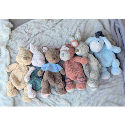 Crochet Classic Hundred Acre Woods Collection: Handmade Plush Snuggler