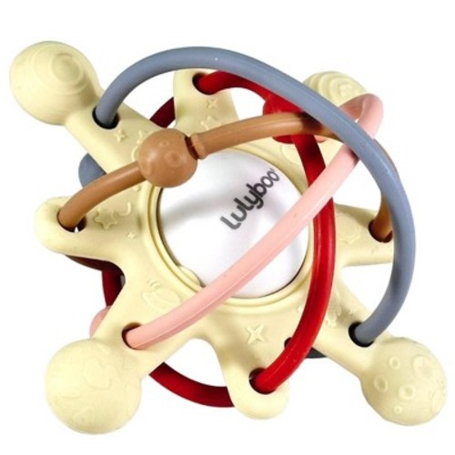Lulyboo Silicone Sensory Teether Rattle - Planets