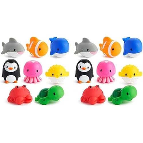 Munchkin Ocean Squirts Bath Toy, 8 pack