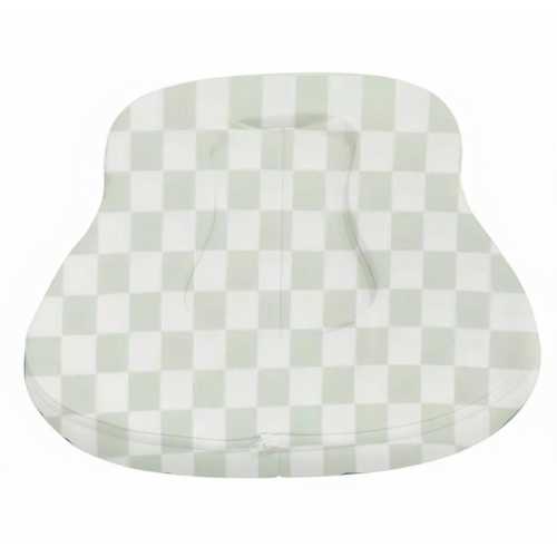 Green White Checkered Snuggle Me Curve Cover - Slip on Cover Baby Lounger - Cover for Snuggle Me Curve - Lounger Cover - Baby Lounger Cover