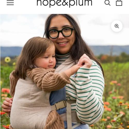 Tan Buckle Baby Carrier | Ergonomic Soft Structured Carrier