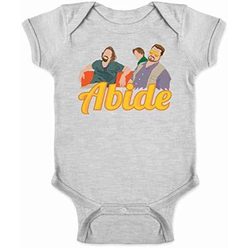 Pop Threads The Dude Abides Minimalist Infant Baby Boy Girl Bodysuit