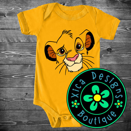 Simba Bodysuit: Lion King Infant Costume Shirt