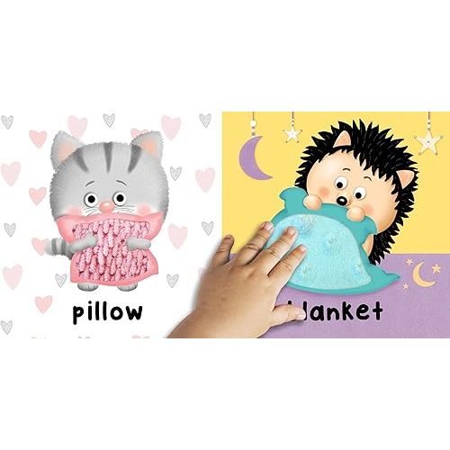 Little Hippo Books Brilliant Baby: It's Bedtime - Children's Touch and Feel and Learn Sensory Board Book (Touch & Feel Sensory Board Books for Baby & Toddler Time) Board book – December 30, 2022