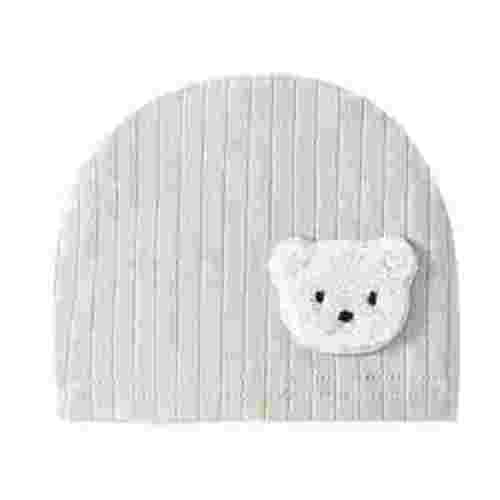Infant Beanies Caps Baby Hat Cartoon Bear Boneless Muslin Hat Headwear Windproof Spring Hat 0-3M Baby Hats