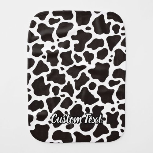 Cow Pattern Baby Burp Cloth | Zazzle