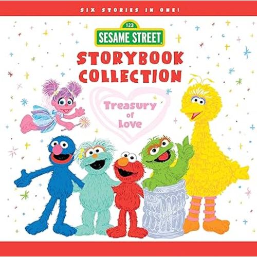 Sesame Street Storybook Collection: A Perfect Gift of Love Treasury with Six Bedtime Stories for Kids Featuring Elmo, Abby Cadabby, and Friends! (Sesame Street Scribbles)