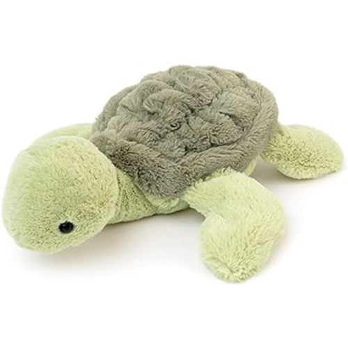 EASELR WeightedPlush Cute Turtle Stuffed Animals, 12" Soft Sea Turtle Plush Toy Tortoise Plushies Pillow Gifts for Kids Girlfriend Birthday Christmas Mother's Day