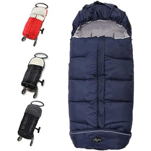 CozyMe Stroller Footmuff, Insulated Stroller Blanket Evelution for Winter Baby, Universal Waterproof Winter Bunting Bag, Cozy Universal Travel Gear Stroller Sleeping Bag Fit for 6M-4T