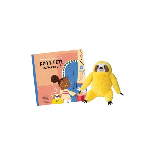 'The Amazing Adventures of Aya & Pete in Morocco!' Book & Plush Pete Set
