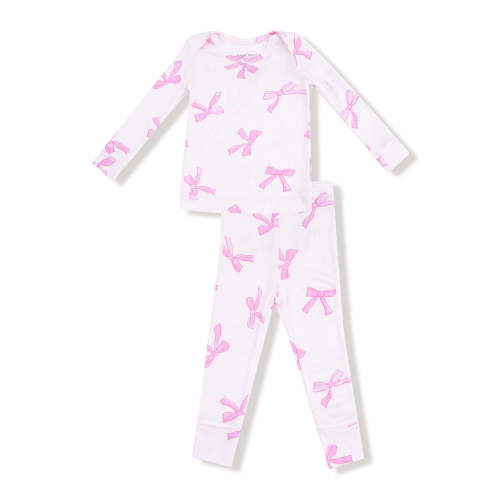 Ribbed Loungewear Set, Pretty Bows – SpearmintLOVE