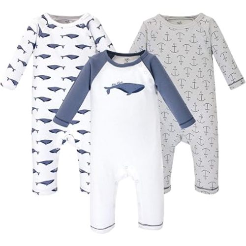 Touched by Nature Baby-Girls Organic Cotton Coveralls