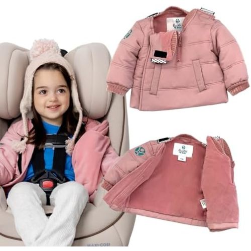 Buckle Me Baby Coats Quick Close Safer Car Seat Winter Jacket/Quick Close Winter Coat for Boy or Girls As Seen On Shark Tank