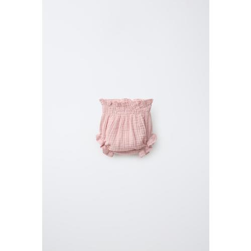 TEXTURED LACE BOTTOMS - Pink | ZARA United States