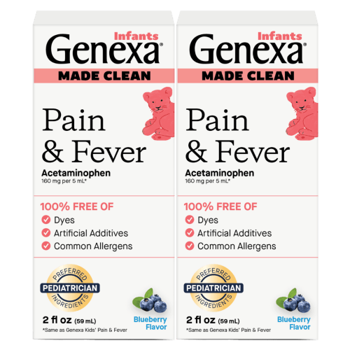 Infants' Pain & Fever Blueberry 2PK