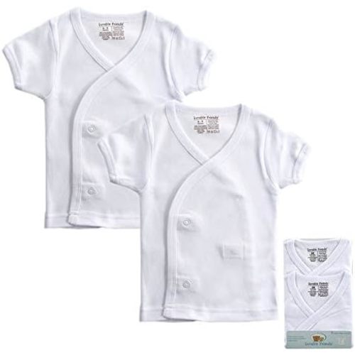 Luvable Friends Baby Girls' Side Snap Shirts