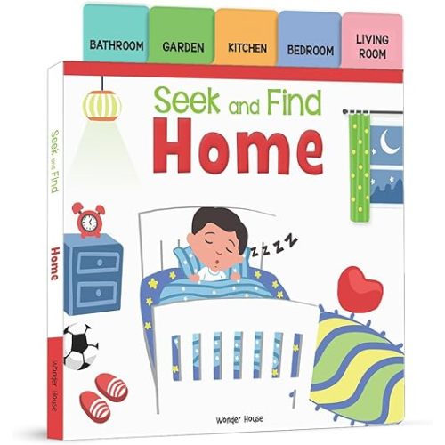 Seek And Find: Home: Early Learning Board Books With Tabs Board book – October 14, 2019