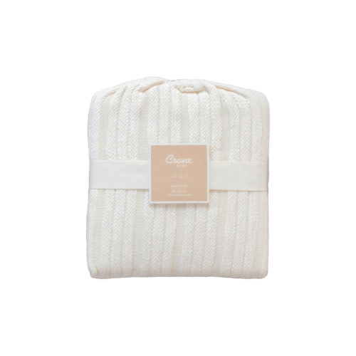 Boho Striped Crib Skirt for Nursery | Crane Baby