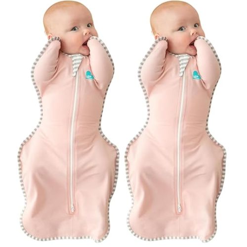 Love to Dream Swaddle UP, Baby Sleep Sack, Self-Soothing Swaddles for Newborns, Improves Sleep, Snug Fit Helps Calm Startle Reflex, New Born Essentials for Baby, 1.0 TOG, 5-8.5 lbs, Deep Olive