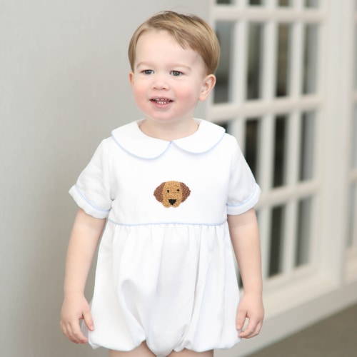 The Bella Bean | French Knot Puppy Baby Bubble