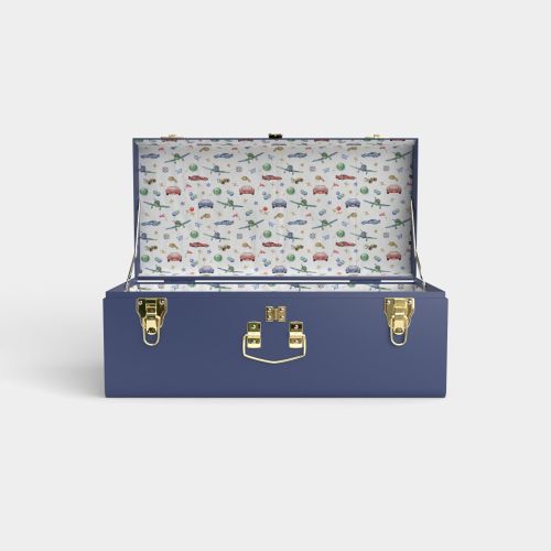 Petite Trunk - Navy - American Keepsakes / Embroidery