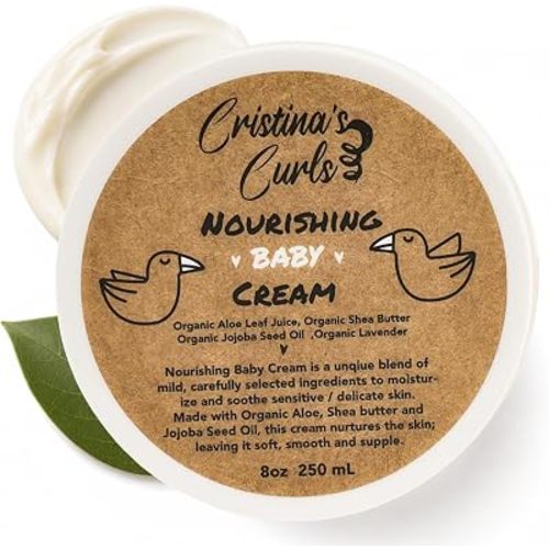 Cristina's Curls Baby Moisturizing Cream – Rich Gentle Hydration For Face and Body