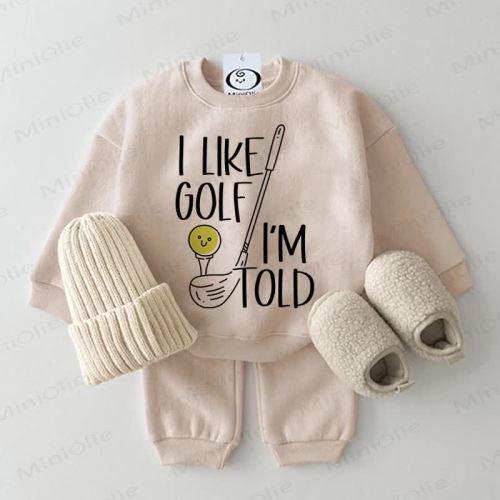 I LIKE GOLF I&#x27;M TOLD Baby 2-Piece Set
